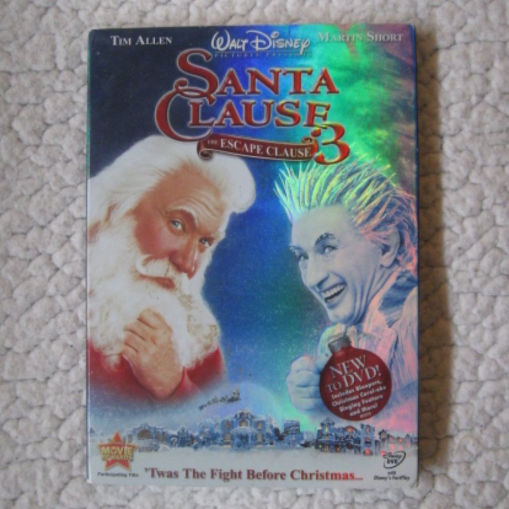 4/$15 Disney Santa Clause 3 The Escape Clause DVD